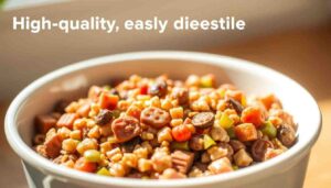 Highly digestible cat food